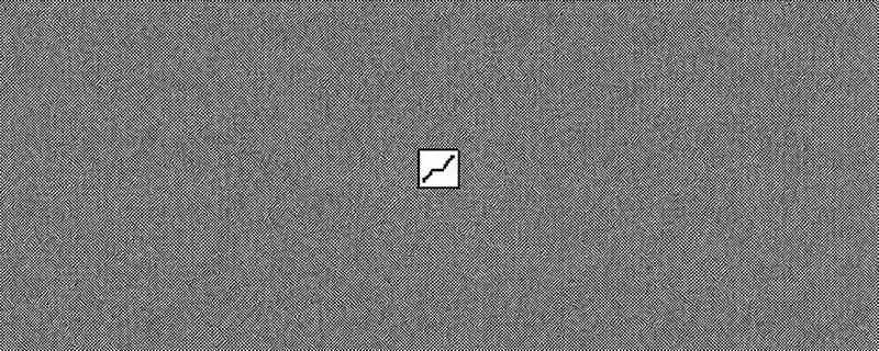 Pixel-art rising graph on a grey dithered background