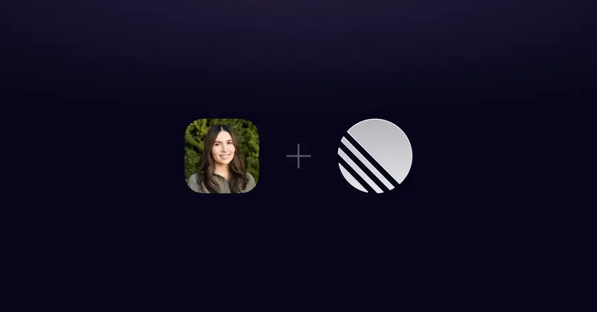 Cristina's profile picture next to Linear's logo