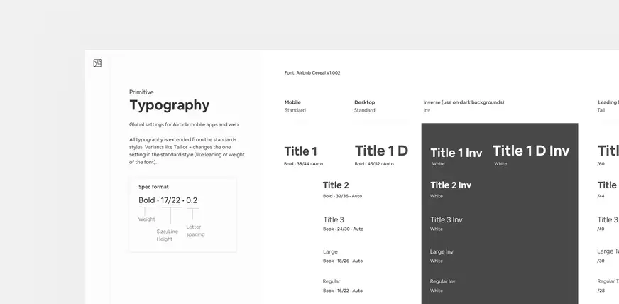 DLS Typography Spec